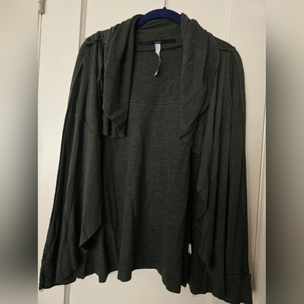Kensie Olive Knit Cardigan